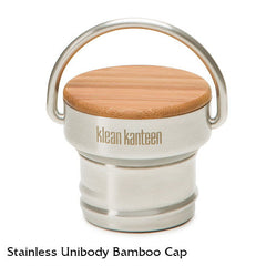 Klean Kanteen Stainlless Unibody Bamboo Cap